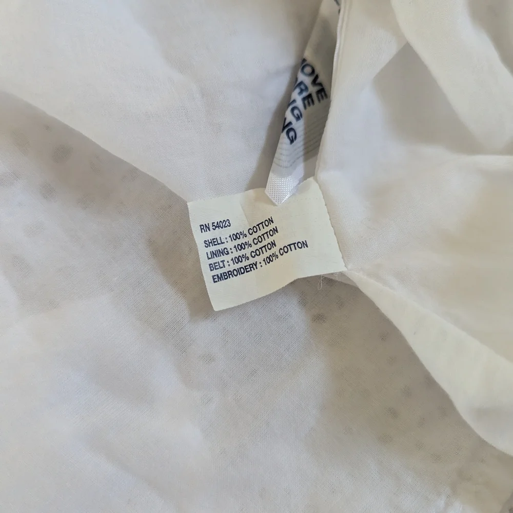 GAP White Embroidered Eyelet Skirt - Picture 6 of 8